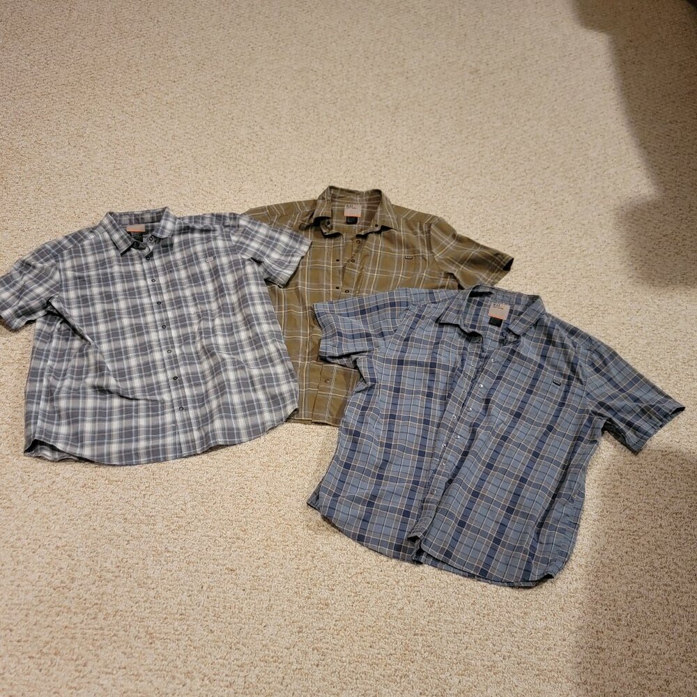 5.11 Tactical Men's XL Button-Up Shirts (Three)
